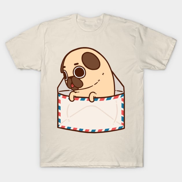 Mail Puglie T-Shirt by Puglie Pug 